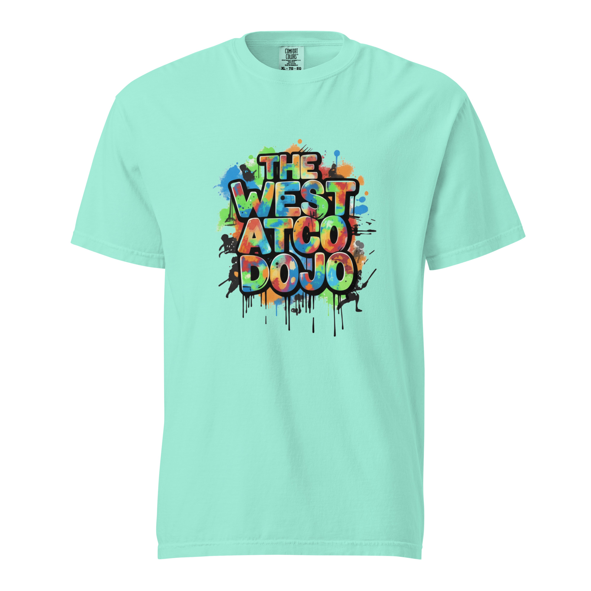 West Atco Dojo Graffiti Tee – Unisex Heavyweight - Image 11