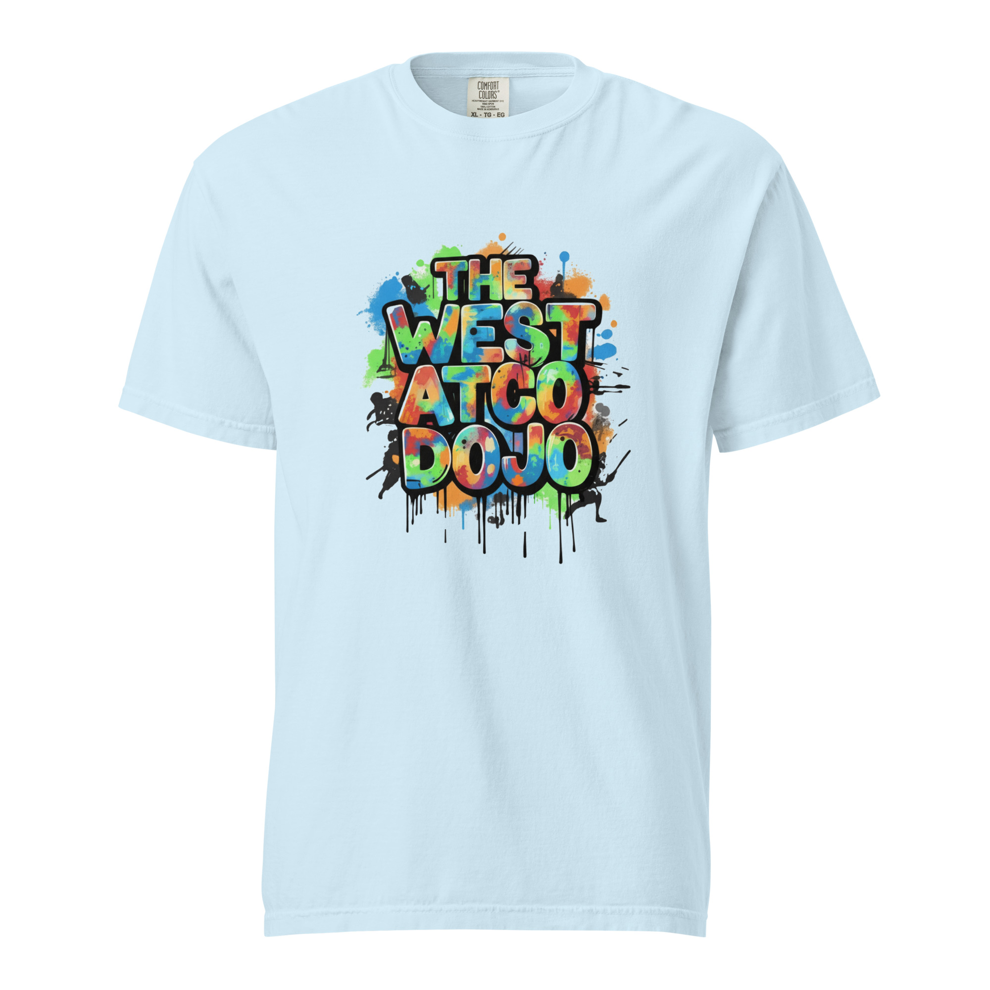 West Atco Dojo Graffiti Tee – Unisex Heavyweight - Image 3